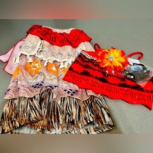 2t Moana dress up set